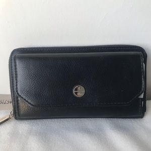 Kenneth Cole Reaction Black Samantha Wallet NEW